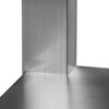 Zlew gastronomiczny spawany dwukomorowy z szafką Mega-M 120x70x85 cm stal nierdzewna