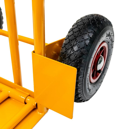 Wózek młynarka wklęsły z rozkładną platformą Mega-M (MTP003451) 200kg żółty karton N