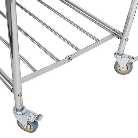 Wózek hotelowy na pranie Mega-M 86x65x80 cm składany niebieski