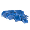 Pojemnik magazynowy Mega-M kuweta warsztatowa M plastikowa 200x300x130 mm niebieski (pakiet 5 szt.) N