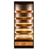 Regał na pieczywo otwarty Mega-M H-205 cm L-60 cm G-58 cm dąb kraft