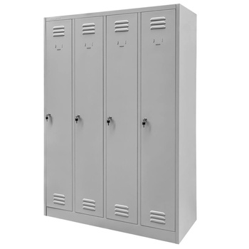 Szafka BHP ubraniowa Mega-M pracownicza 4-drzwiowa S-120 cm