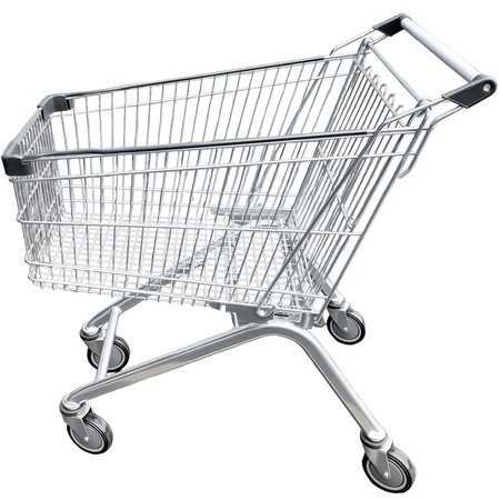 Wózek sklepowy zakupowy Mega-M Y 125L S-54 cm