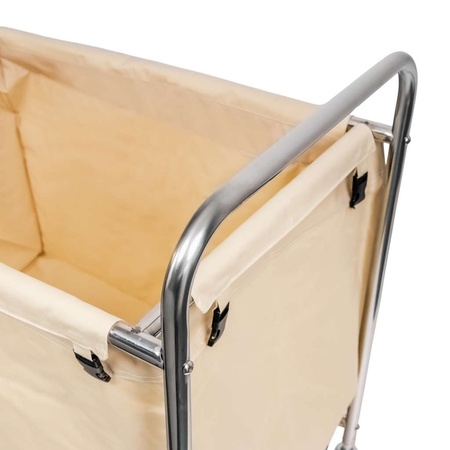 Wózek hotelowy na pranie Mega-M S-88cm G-54 cm H-89 cm beżowy N