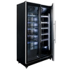 Witryna chłodnicza Mega-M DIEGO R112 Prestige black  S-112 cm G-63 cm H-198 cm N