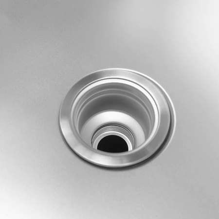 Zlew gastronomiczny spawany z komora po lewej stronie i szafką Mega-M 120x60x85 cm stal nierdzewna