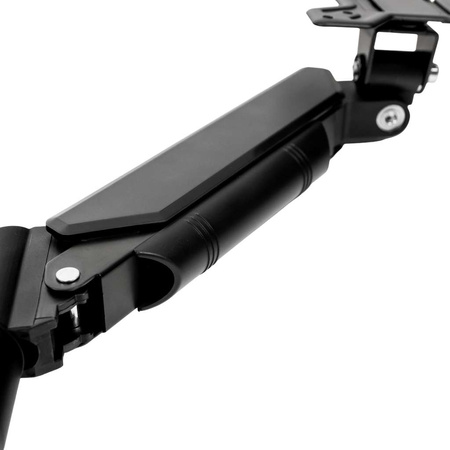 Uchwyt na monitor do biurka FURVERO HK005 13-27" 2 regulowane ramiona sprężyna gazowa czarny