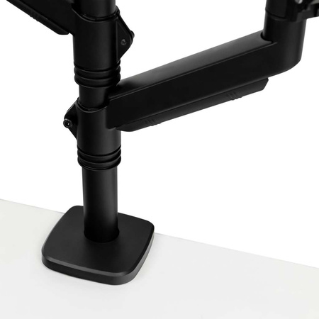 Uchwyt na monitor do biurka FURVERO HK002 22-32" 2 regulowane ramiona sprężyna gazowa czarny