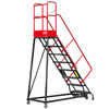 Drabina magazynowa przejezdna Mega-M H-204 cm 8 stopni N