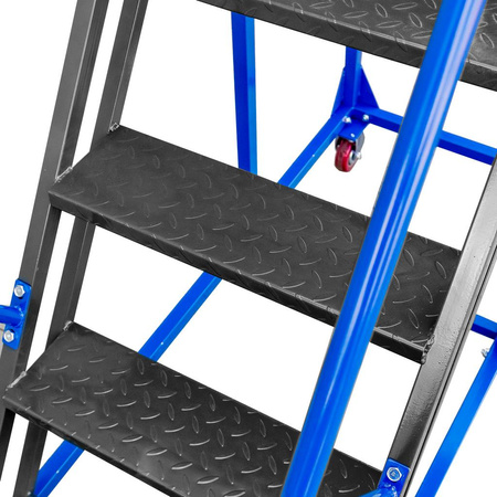 Drabina magazynowa przejezdna Mega-M STANDARD H-200 cm 8 stopni N
