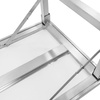 Stół ze stali nierdzewnej centralny składany Mega-M S-80 cm G-60 cm H-85 cm N