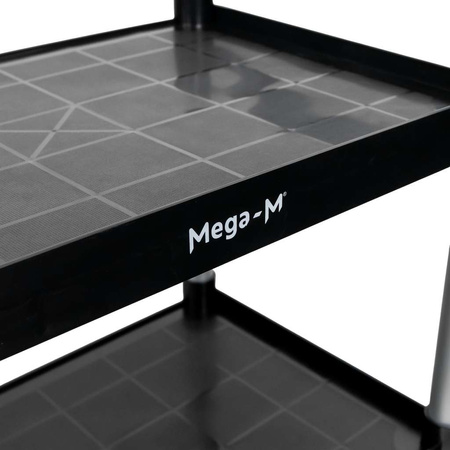 Wózek gastronomiczny kelnerski 80x40x95 cm Mega-M 3 półki tworzywo sztuczne