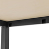 Stół warsztatowy Mega-M S-150 cm + szafka 1 szuflada system 01 grafit/front szary N