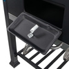 Grill ogrodowy węglowy Mega-M 2x stolik boczny 55x42 N