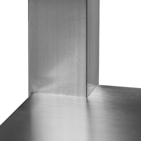 Zlew gastronomiczny spawany dwukomorowy z szafką Mega-M 120x70x85 cm stal nierdzewna
