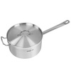 Rondel gastronomiczny wysoki z pokrywką Mega-M PRO 8l śr. 26 cm x h 14,5 cm N