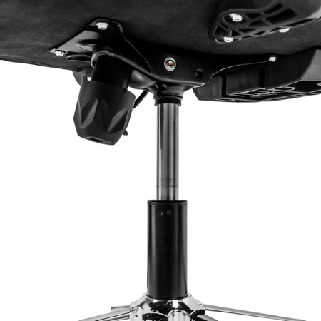 Fotel biurowy obrotowy FURVERO Norma BM/A1D/L1D czarny spełnia wymogi BHP