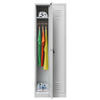 Szafka ubraniowa BHP Mega-M J-60 2 drzwiowa szara S-60 cm G-50 cm H-180 cm skręcana N
