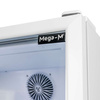 Witryna chłodnicza 1-drzwiowa 388L Mega-M DIEGO i59 White oświetlenie LED