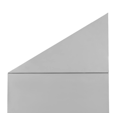Daszek skośny do szafki BHP 60 Mega-M szary 60x50x20 cm
