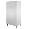 Szafa ze stali nierdzewnej magazynowa 2-drzwiowa Mega-M S-80 cm G-50 cm H-180 cm N