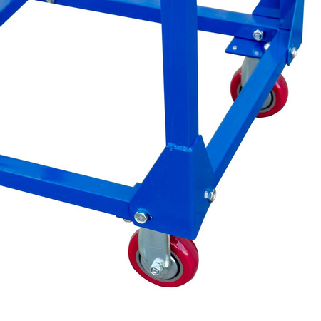 Drabina magazynowa przejezdna pomost magazynowy Mega-M STANDARD H-100 cm 4 stopnie