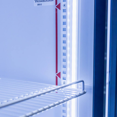 Witryna chłodnicza 1-drzwiowa 150L Mega-M DIEGO S40 Exclusive oświetlenie LED