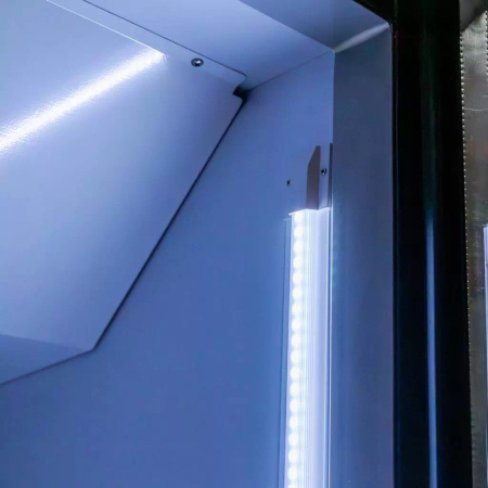 Witryna chłodnicza 1-drzwiowa 610L Mega-M DIEGO S83 oświetlenie LED