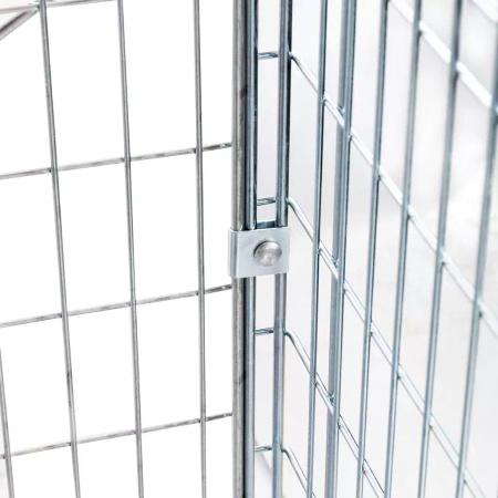 Pojemnik siatkowy gitterbox Mega-M 120x90x102 cm kosz metalowy składany