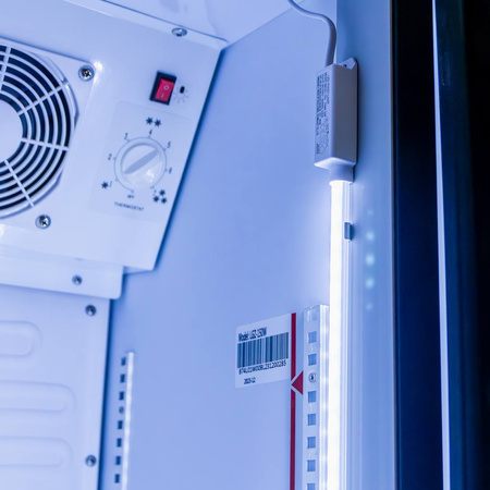 Witryna chłodnicza 1-drzwiowa 150L Mega-M DIEGO S40 Exclusive oświetlenie LED