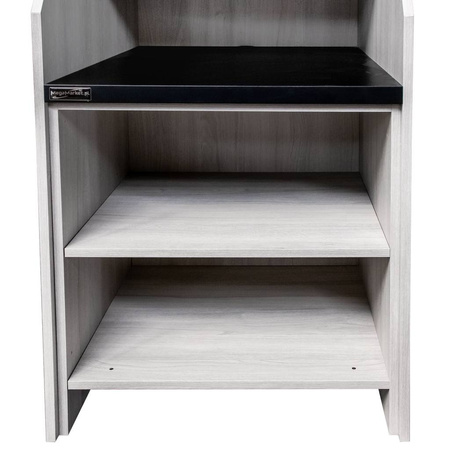 Stanowisko do hot-dogów Mega-M H-134 cm L-70 cm G-80 cm wiąz liberty