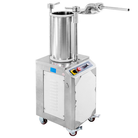 Nadziewarka do kiełbas hydrauliczna Mega-M 15 L wydajność 300 kg/h moc 750 W