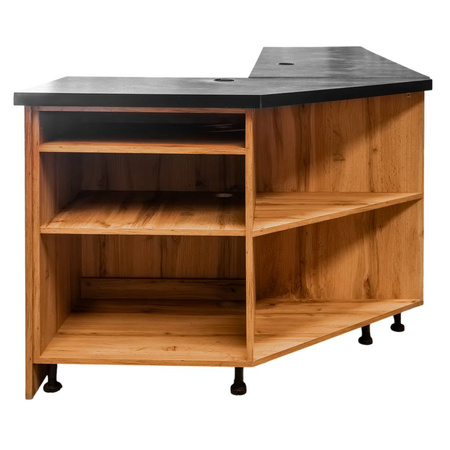 Lada sklepowa sprzedażowa impulsowa Mega-M H- 90 cm L- 310 cm G- 60 cm dąb wotan