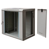 Szafa Rack Mega-M 19" 12U 600x600x400 wisząca szary N