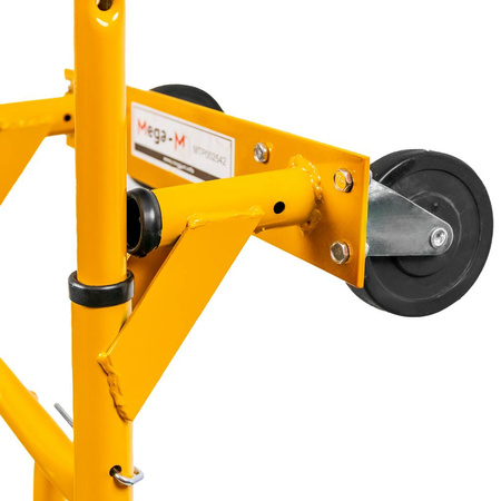 Wózek magazynowy młynarka Mega-M 2w1 transportowy żółty 250 kg karton N