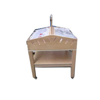 Regał na pieczywo ekspozytor na bułki Mega-M T H- 124 cm L- 85 cm G- 85 cm N