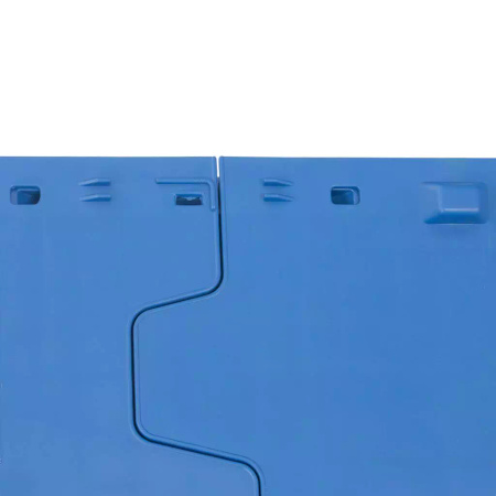Pojemnik transportowy Mega-M zamykany S-60 cm G-40 cm H-41,6 cm plastikowy niebieski (SPK416) N