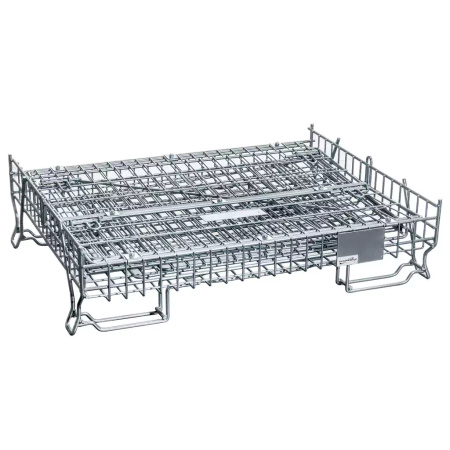 Pojemnik siatkowy gitterbox Mega-M 120x90x102 cm kosz metalowy składany