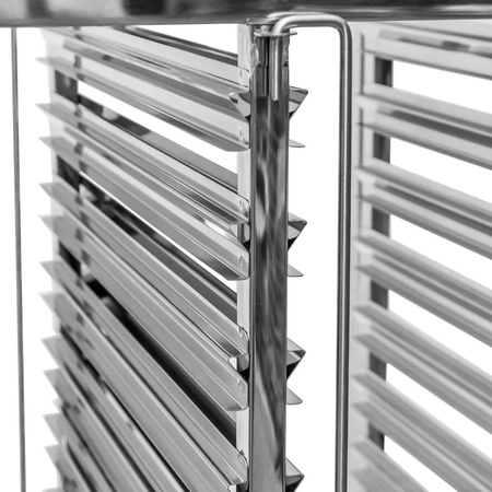 Wózek regał mobilny gastronomiczny na tace Mega-M 74x55x170 cm stal nierdzewna