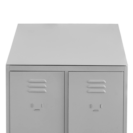 Daszek skośny do szafki BHP 80 Mega-M szary 80x50x20 cm