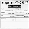 Nadziewarka do kiełbas hydrauliczna Mega-M 15 L wydajność 300 kg/h moc 750 W