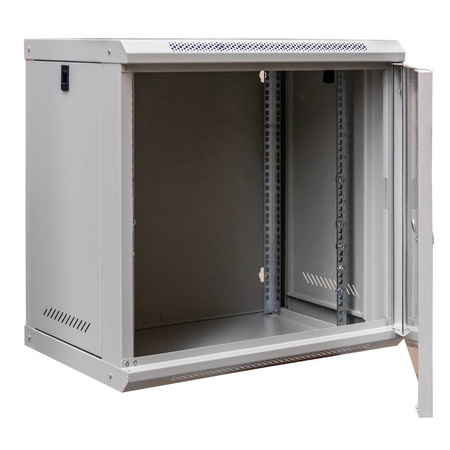 Szafa Rack Mega-M 19" 12U 600x600x400 wisząca szary N