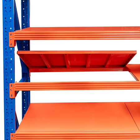 Regał magazynowy 15-półkowy Mega-M FORTIS LIGHT H-200 cm L-585 cm G-60 cm