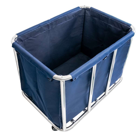 Wózek hotelowy na pranie Mega-M S-90 cm G-65 cm H-83,5 cm niebieski N