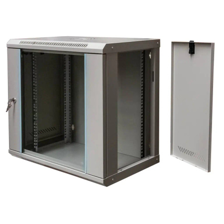 Szafa Rack Mega-M 19" 12U 600x600x400 wisząca szary N