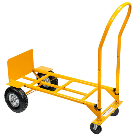 Wózek magazynowy młynarka Mega-M 2w1 transportowy żółty 250 kg karton N
