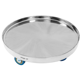 Podstawa jezdna pod garnki ze stali nierdzewnej Mega-M 52 cm
