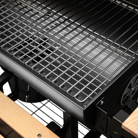 Grill ogrodowy węglowy Mega-M beczkowy 70x35 N