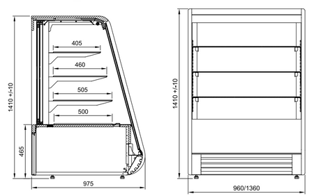 WITRYNA CUKIERNICZA DOLCE C-1 DC 90/CH JUKA