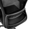 Fotel biurowy obrotowy FURVERO Norma BM/A1D/L1D czarny spełnia wymogi BHP